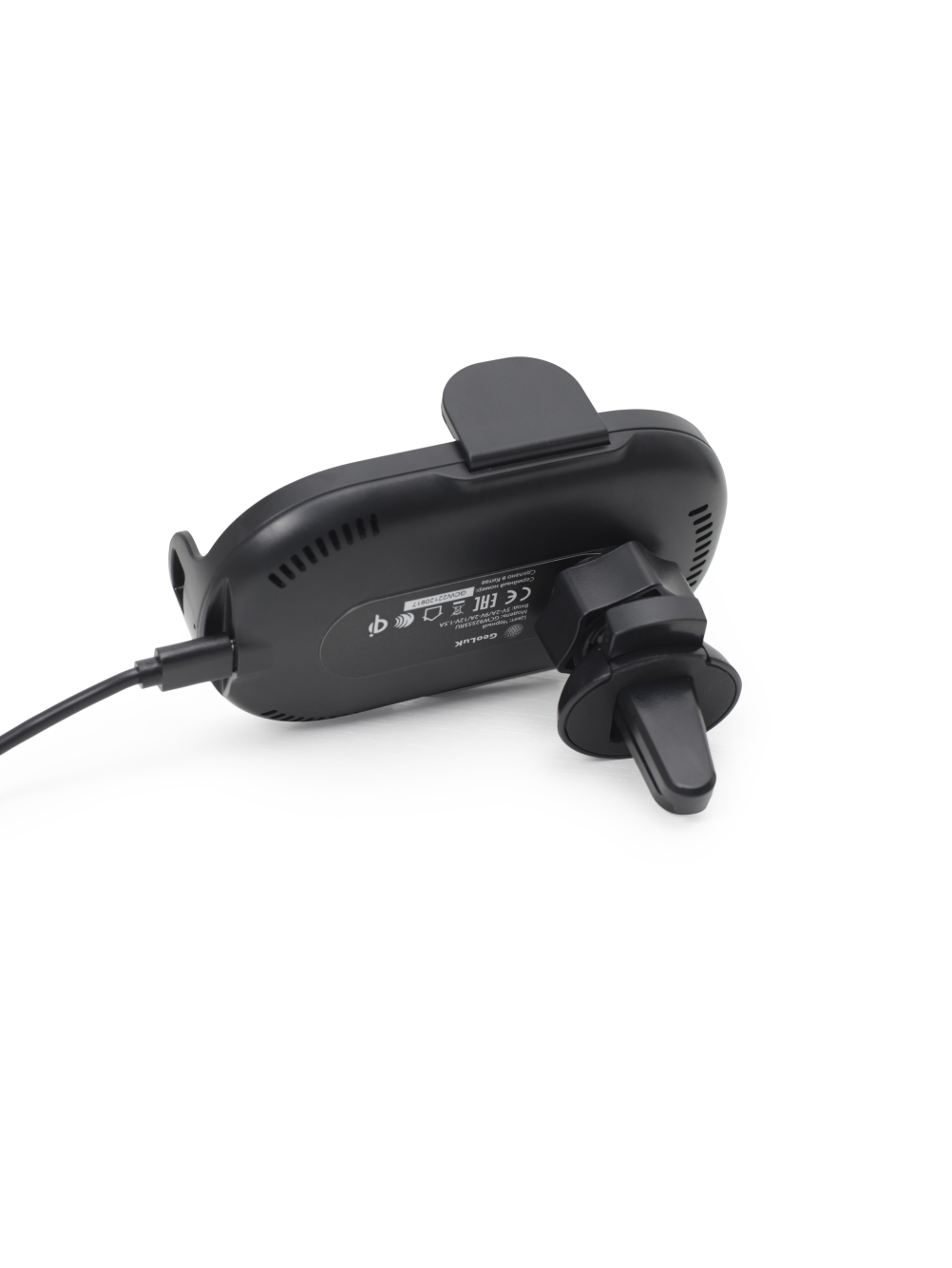 Изображение товара Быстрое автомобильное беспроводное зарядное устройство GeoLuK Fast Auto 15W Black