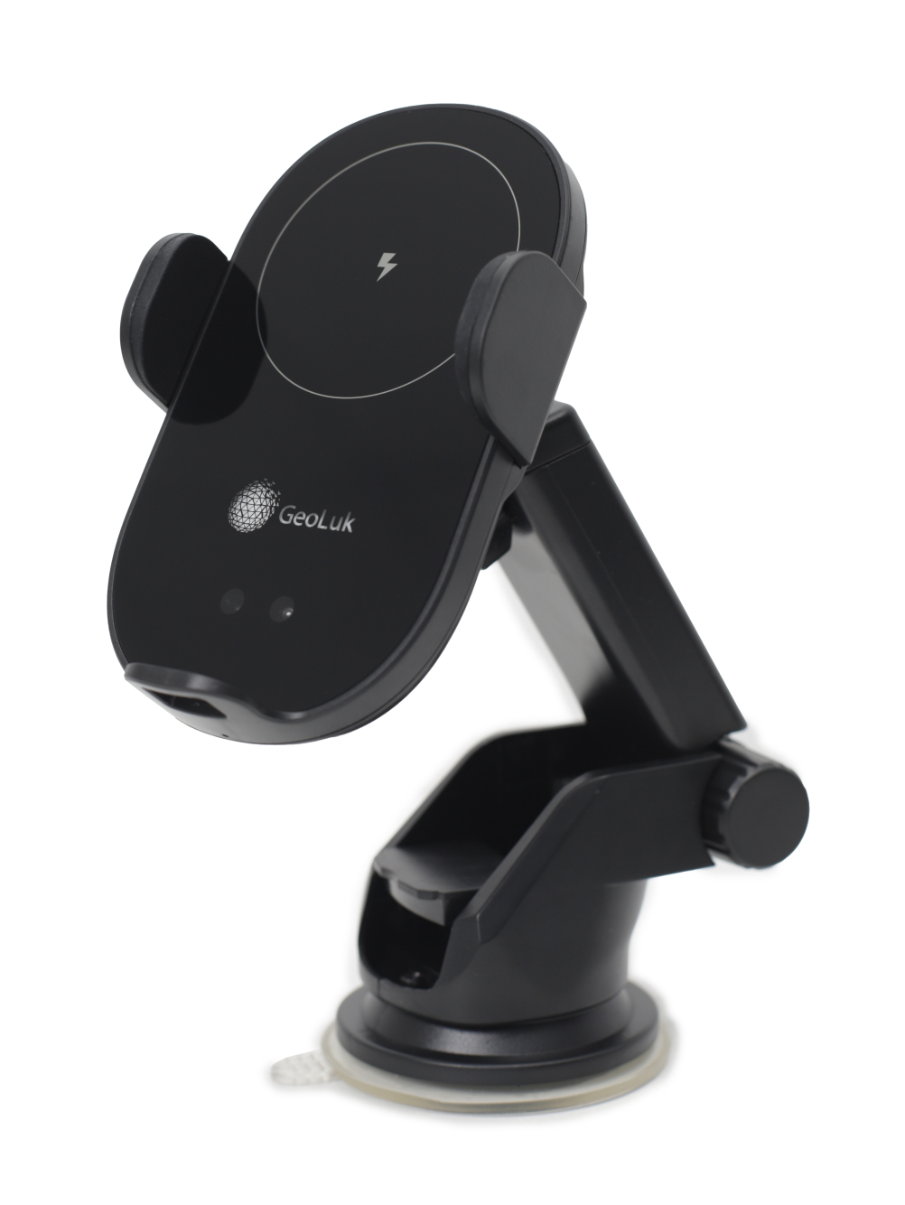 Изображение товара Быстрое автомобильное беспроводное зарядное устройство GeoLuK Fast Auto 15W Black