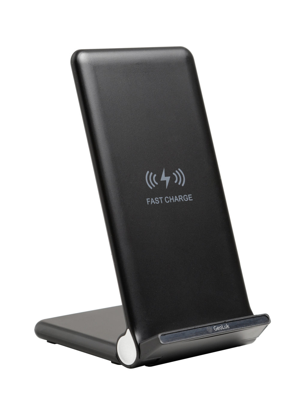 Изображение товара Быстрое беспроводное зарядное устройство GeoLuK Fast Stand 15W Black