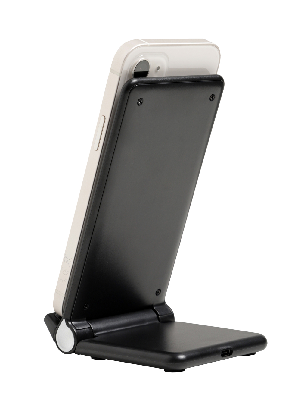 Изображение товара Быстрое беспроводное зарядное устройство GeoLuK Fast Stand 15W Black